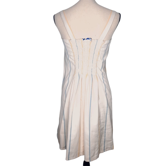 NWT American Rhino Striped Button Summer Dress Large - Picture 6 of 7